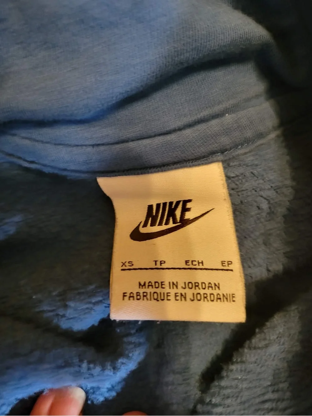 Nike Blue Pullover Hooded Sweatshirt